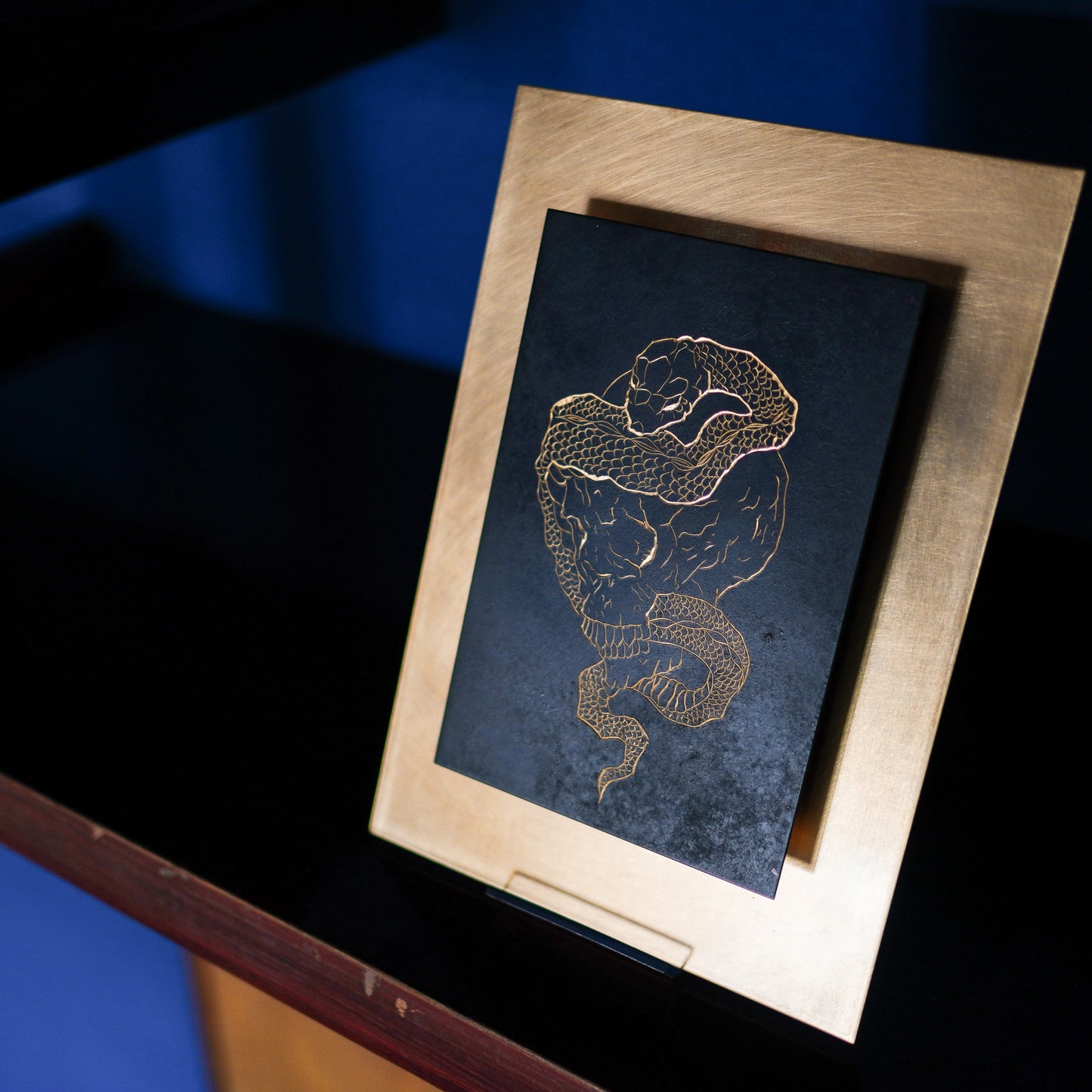 WABORI ART PANEL  skull