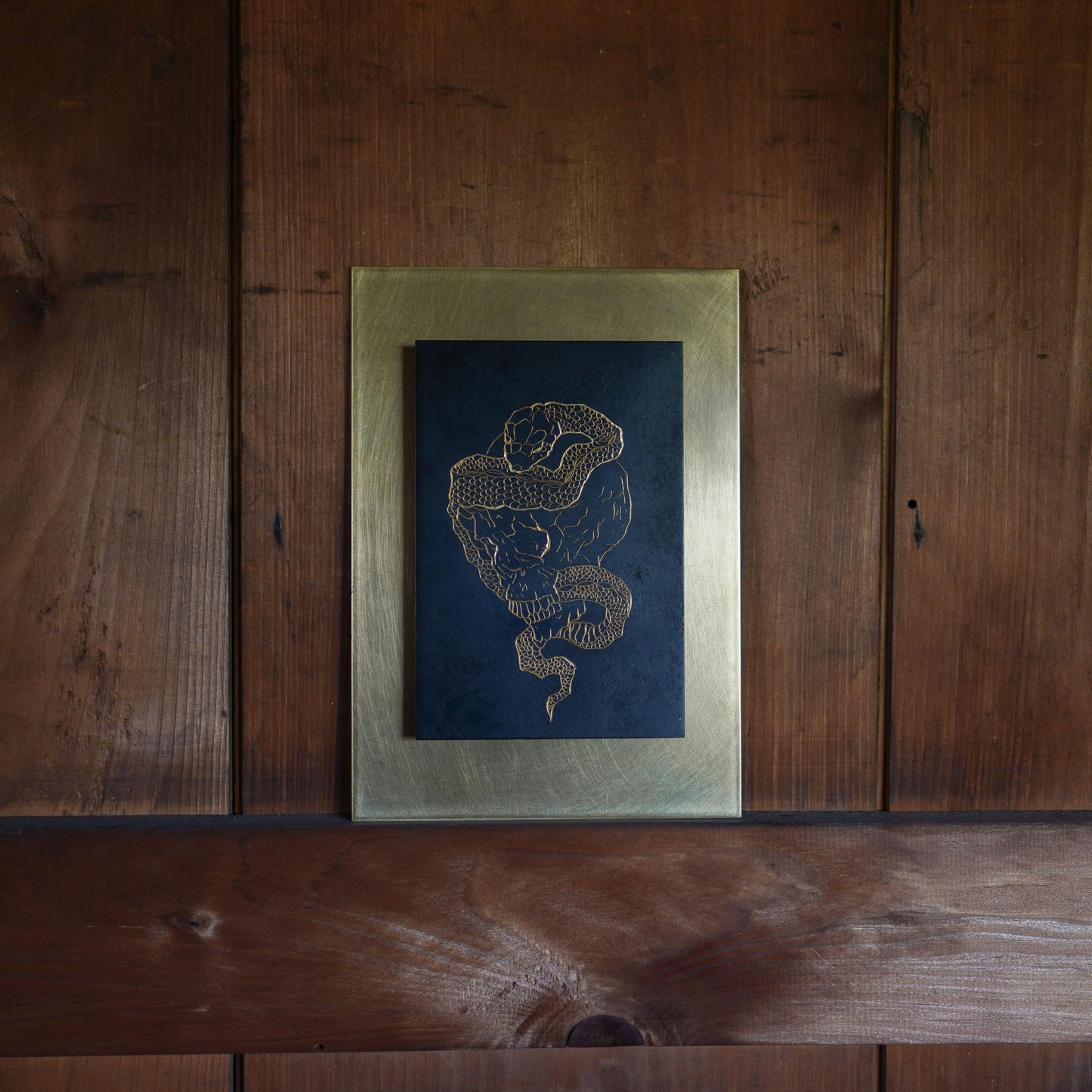 WABORI ART PANEL  skull